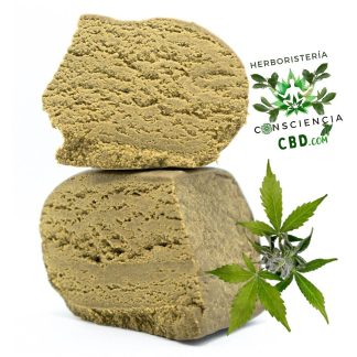 Hash CBD Rubio Libanés de Textura Cremosa y Tono Ocre Claro con 43% de Cannabinoides en Consciencia CBD