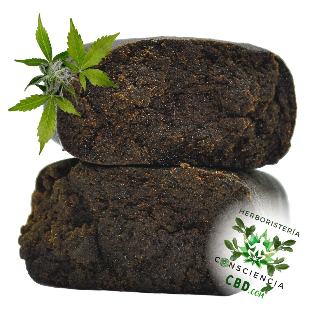 Es una resina de Hash CBD y hachís Black Mamba de 35% de Cannabinoides